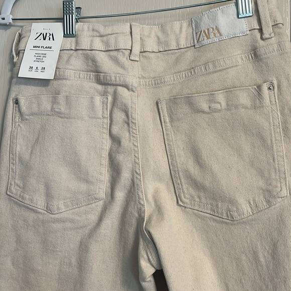 NWT Zara mini flare jeans - Picture 5 of 5